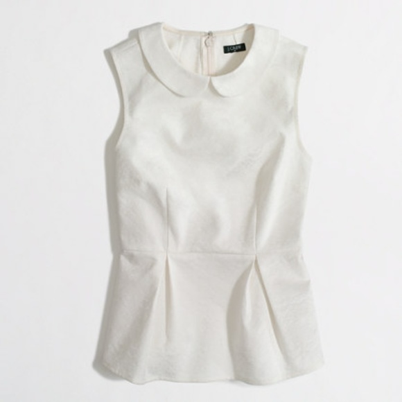 J. Crew Tops - J. Crew Collared Peplum Top